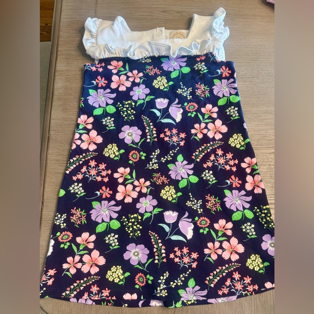 Floral Print Girl Dress